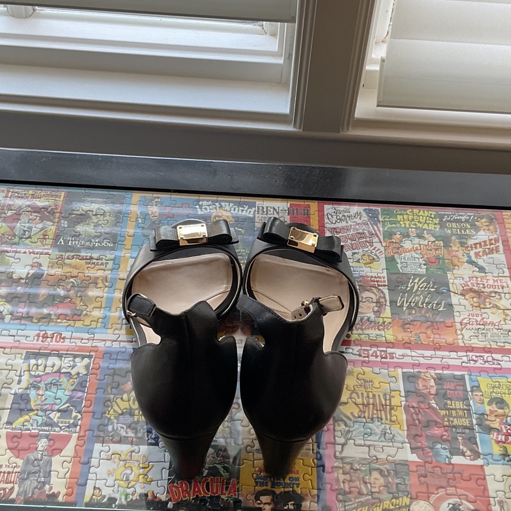 NEW Cole Haan Black Ankle Strap Heels - Picture 4 of 6